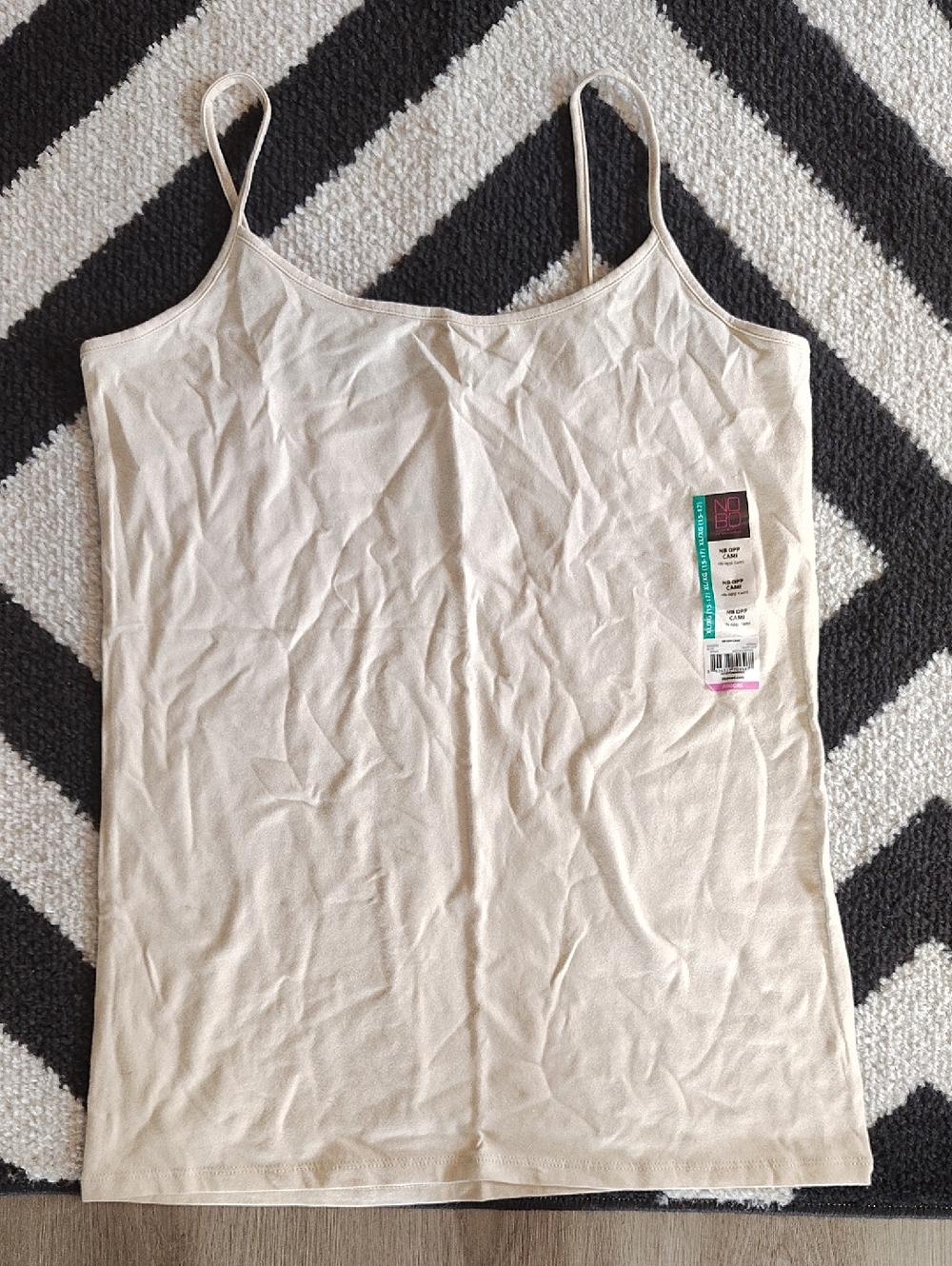 3 Items For $15🌀Ladies Spaghetti Strap Bone Tank Top Sz XL (15-17)